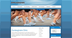 Desktop Screenshot of dunlaoghaireclinic.com